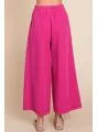 Pink wide-leg pants