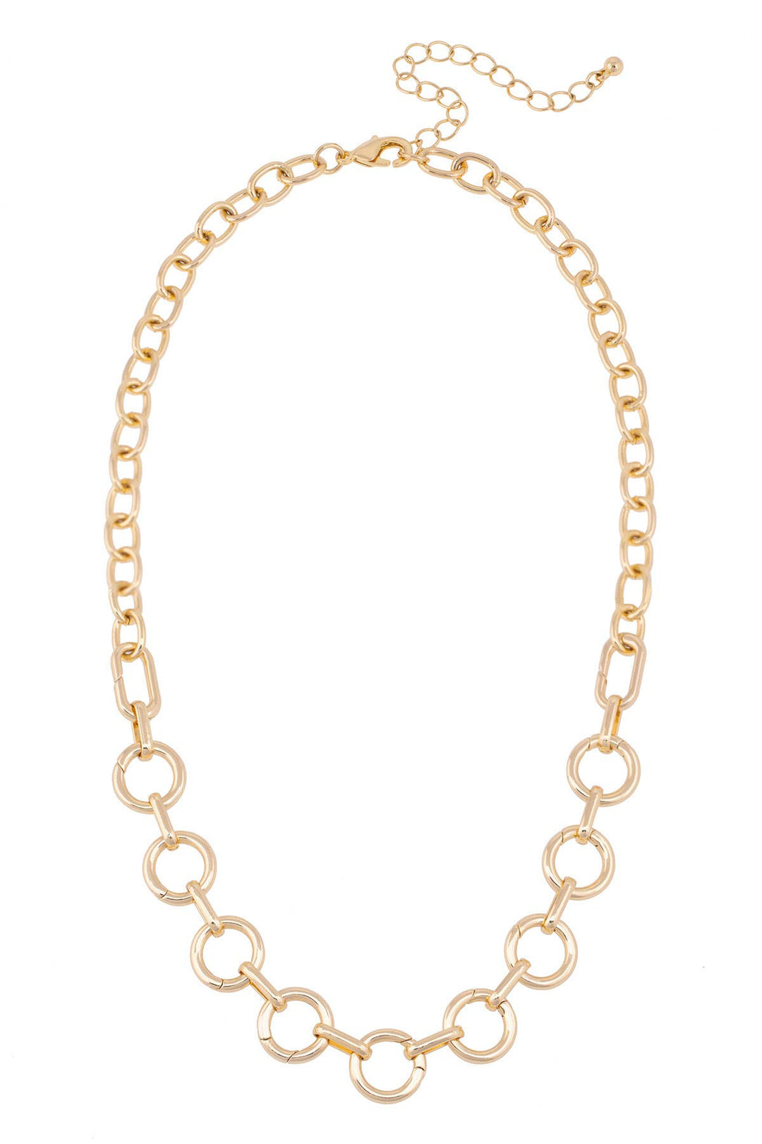 Gold Adjustable Charm Necklace 