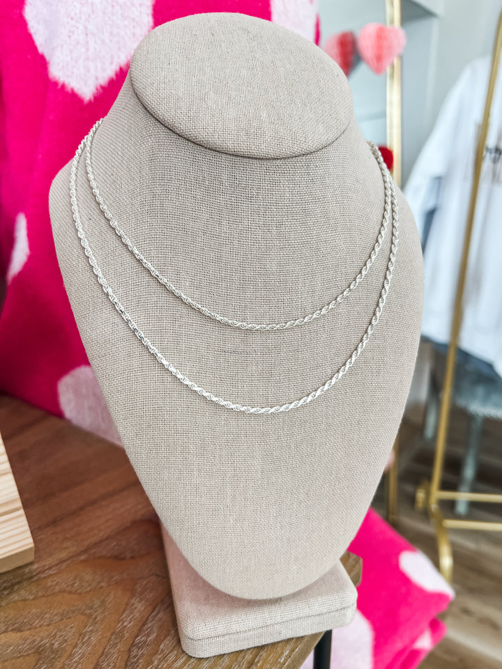 Sterling Silver Rope Chain