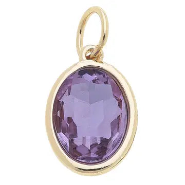 June charm with gold accent