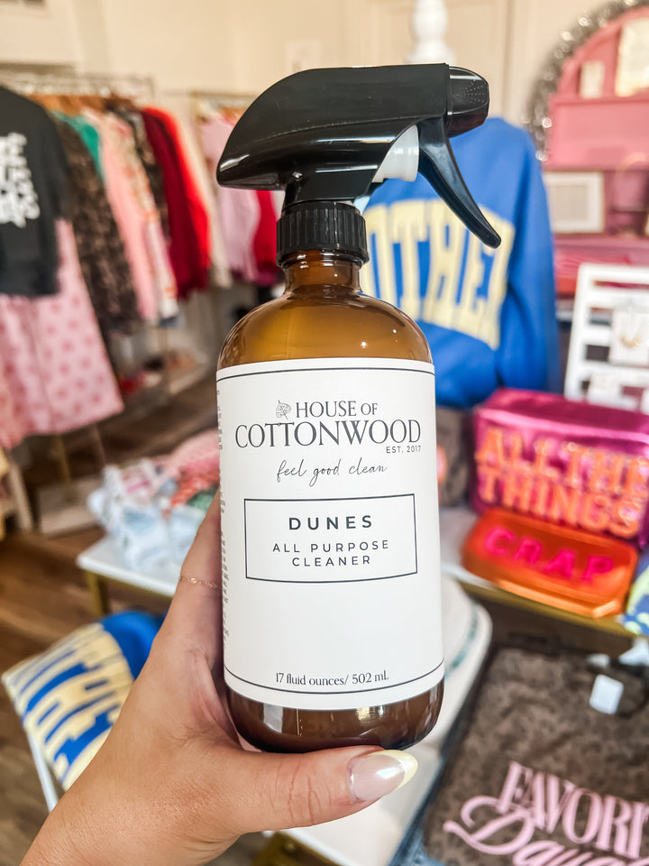 Spray Bottle of House of Cottonwood Dunes All Purpose Cleaner