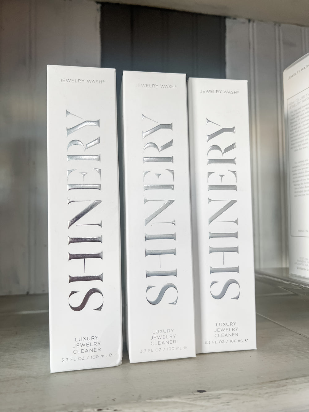Three boxes of Shinery Jewelry Wash