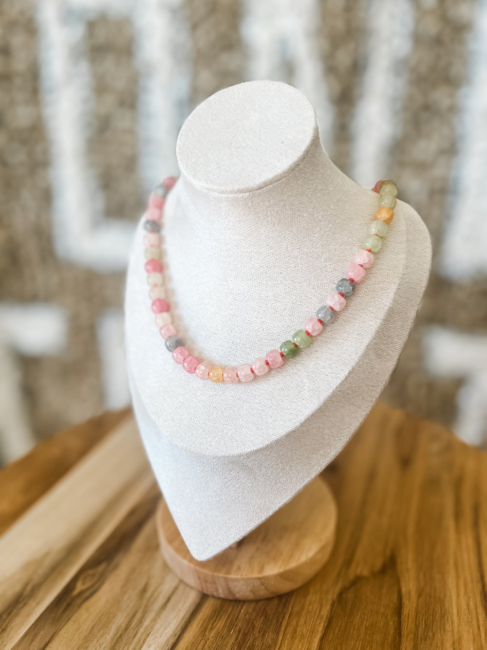 Colorful beaded necklace