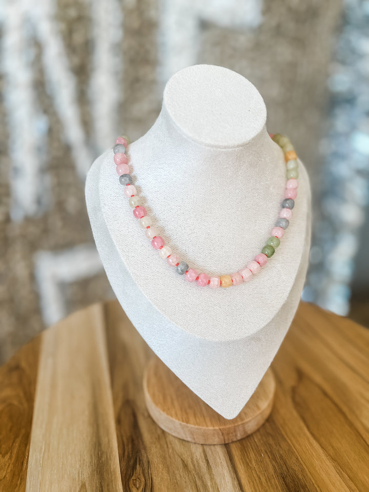 Colorful beaded necklace