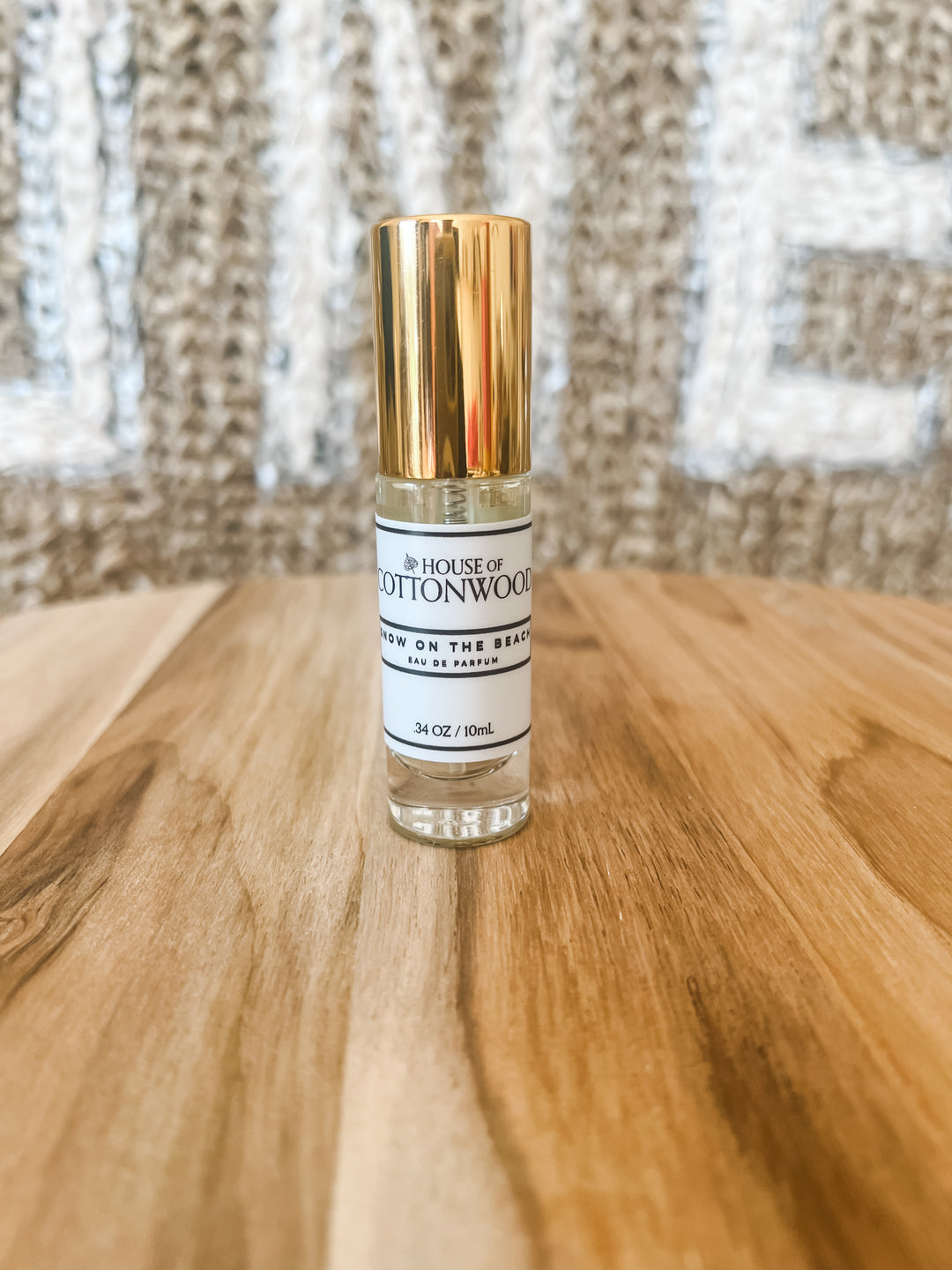 Tavel size bottle of House of Cottonwood perfume &