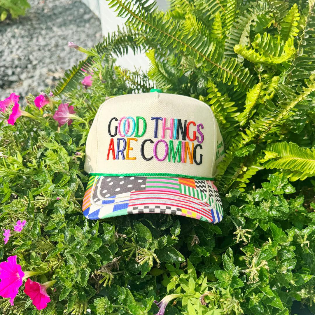 Colorful cap with &
