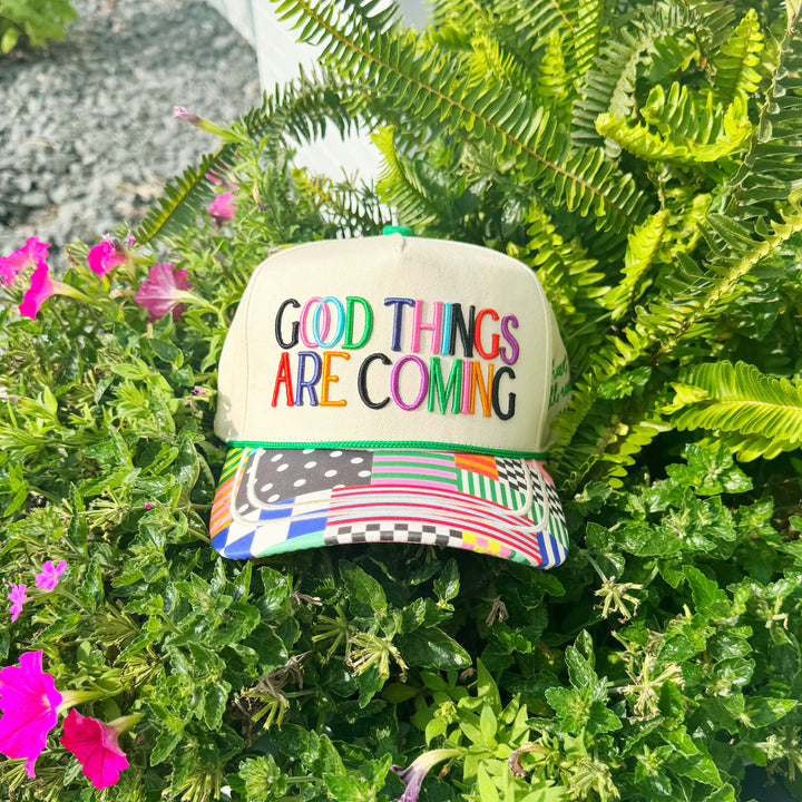 Colorful cap with &