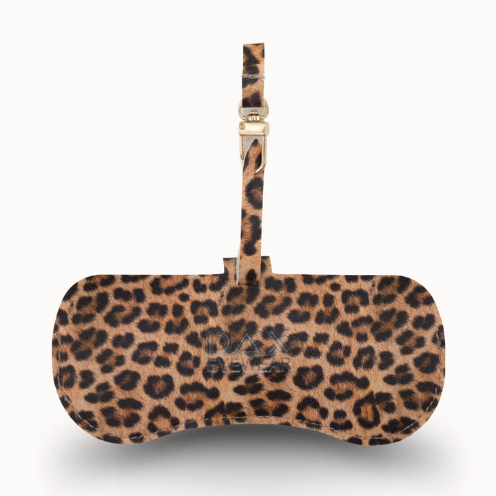 Leopard print eyewear case 