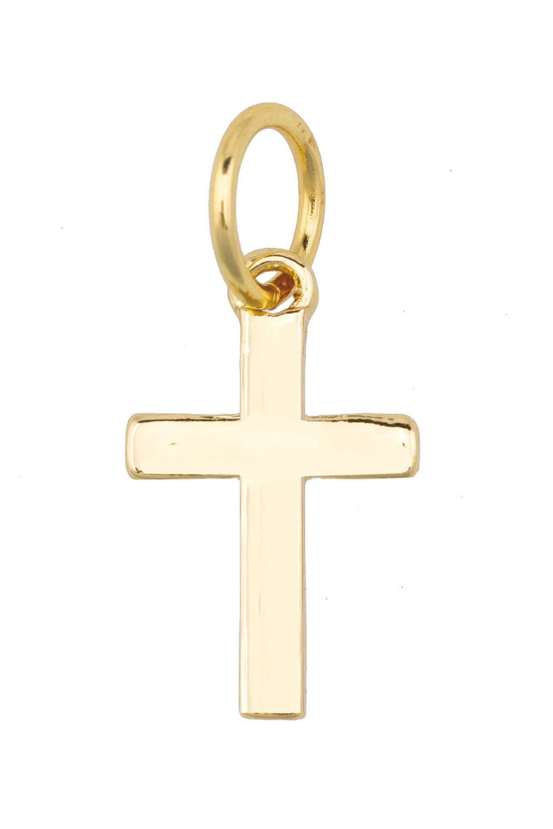 Gold cross charm
