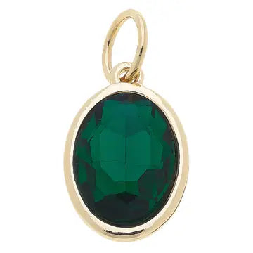 May charm with gold accent